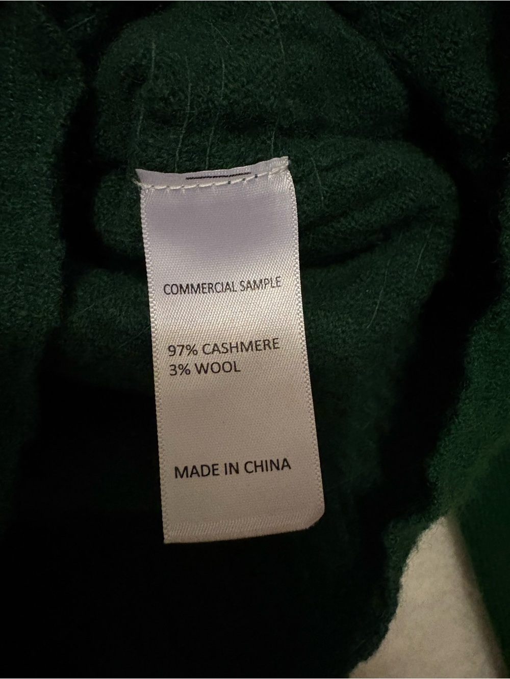 FRAME Cashmere/Wool Crew Neck Sweater Green Smocked Detail Size Small - Picture 6 of 9